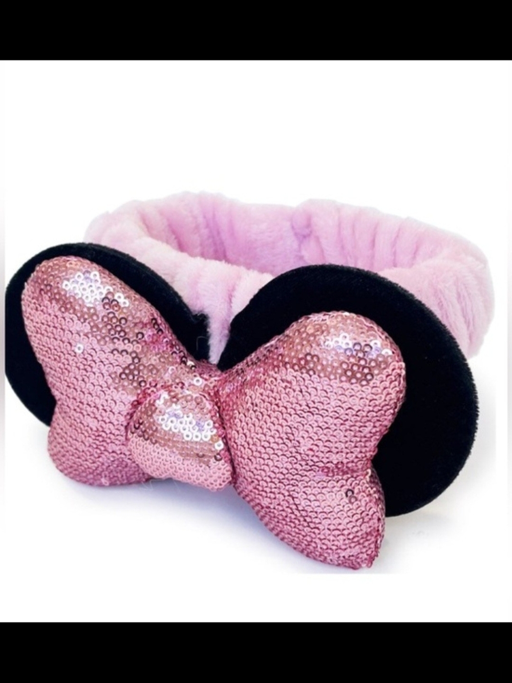 The Creme Shop & Minni Mouse Sequin Spa Headband